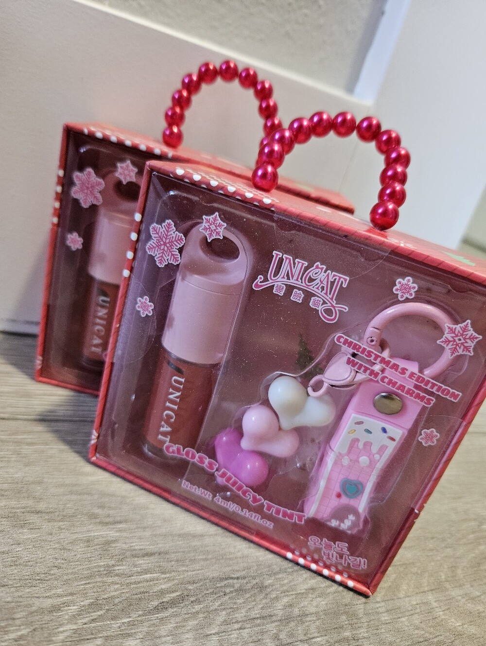 2-Pack NWT UNICAT Pink Gloss Tint Holiday Gift Set